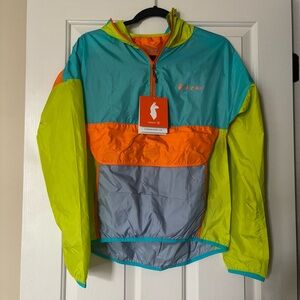 NWT Cotopaxi Teca Half Zip Windbreaker Women's XS Unisex Packable Lightweight